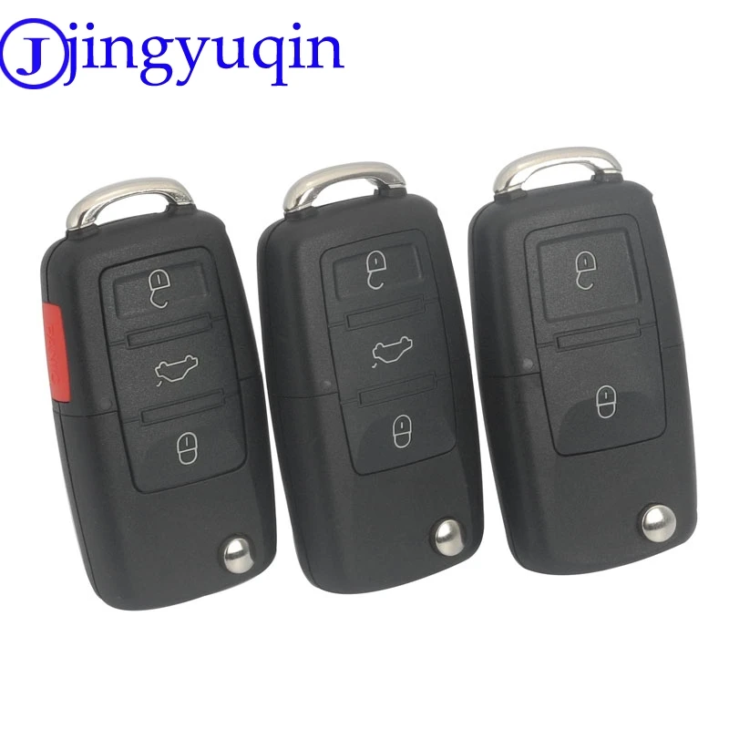 3 кнопки флип чехол для дистанционного ключа от машины Volkswagen VW Jetta Golf Passat Beetle Polo Bora