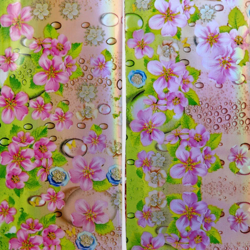 Накладные ногти Sticker16Rolls/набор Фольга для ногтей Блестящий смешанный для маникюра ногтей украшение слайдер Обертывания Декор голографический гвоздь