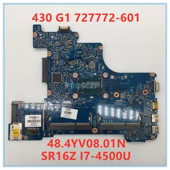 

High quality For Probook 430 G1 Laptop motherboard 727772-601 12239-1N 48.4YV08.01N With SR16Z I7-4500U CPU 100% working well