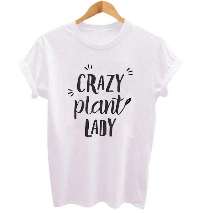 Женская Вегетарианская рубашка Crazy Plant с изображением органической еды
