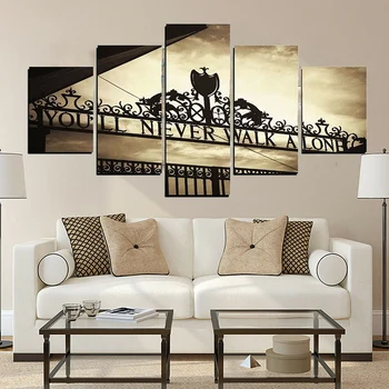 

Simple Patterns 5pcs Canvas Paintings Pictures Frameless Modern Home Decoration Liverpools Waterproof Best Gifts
