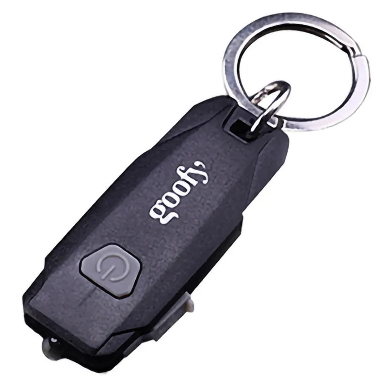 

Keychain Flashlight LED USB Rechargeable Portable Plastic Magnetic Power Generation Tube Keyring Light Lamp Torch W1