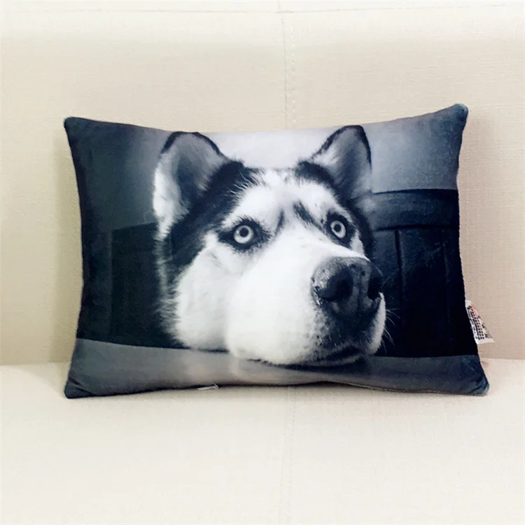 Photo Customization Square Cushion Stuffed dog Pillow Sofa Car Decorative Christmas Gift Couple photo pillow Baby photo cushion