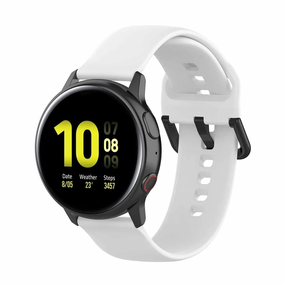 Модные силиконовые спортивные часы ремешок для Galaxy Watch Active 2 Смарт часы ремешок для samsung Galaxy 42 мм ремешок для замены часов