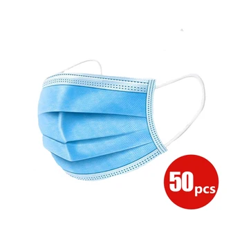 

50 Pcs Face Mask 3-Ply - Anti-dust/Dust Proof With Box