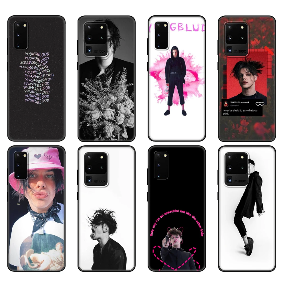 Custodia In Tpu Nera Per Samsung Galaxy S20 /S20 Plus/S20 Ultra/S20 + /S20Fe Cover Posteriore Yungblud