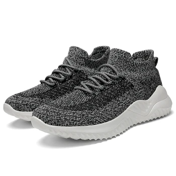

fashion Shoes Men High Quality Sneakers Male Flyknit Breathable traning Casual Male Footwear Light Cushioning running shoe