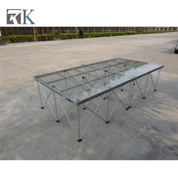 

4x4 Modular platform Choir portable smart stage Riser for wedding event concert