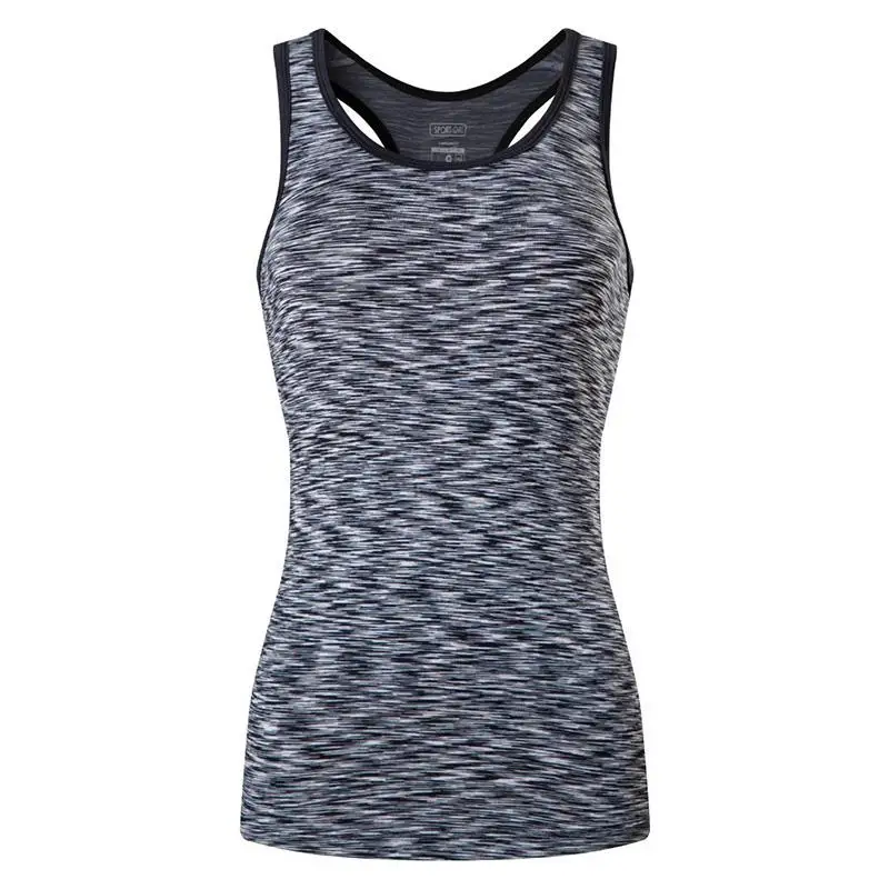 Jeansian Для женщин быстрое высыхание Slim Fit безрукавки для Tanktops безрукавная майка сорочка SWT241 черный