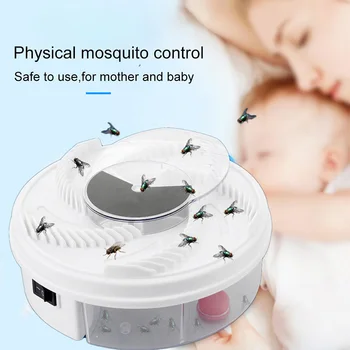 

Electric Fly Trap Anti Fly Killer Traps Automatic Flycatcher Device Insect Pest Reject Control Catcher Fly Trap Catching Usb new