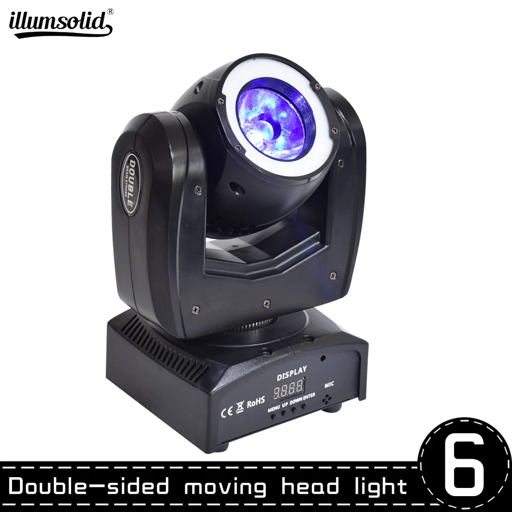 

RGBW 4in1 Led Beam Light DMX512 LED Display Moving Head Light for DJ/Bar /Party/Show/Stage Light 6pcs/lot