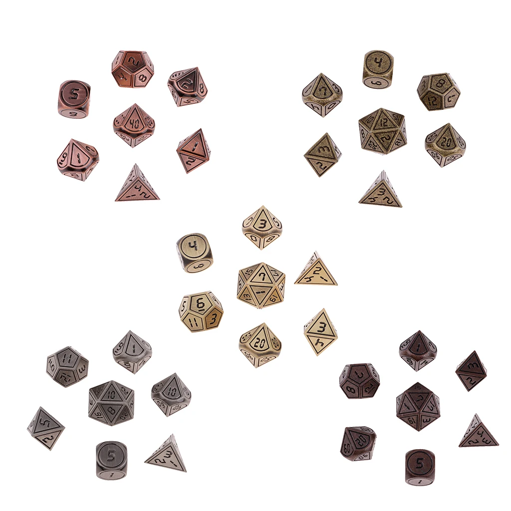 7 шт многогранные игральные кости набор D4 D6 D8 D10 D12 D20 подземелья D& D RPG MTG игры многогранные кубики для вечерние