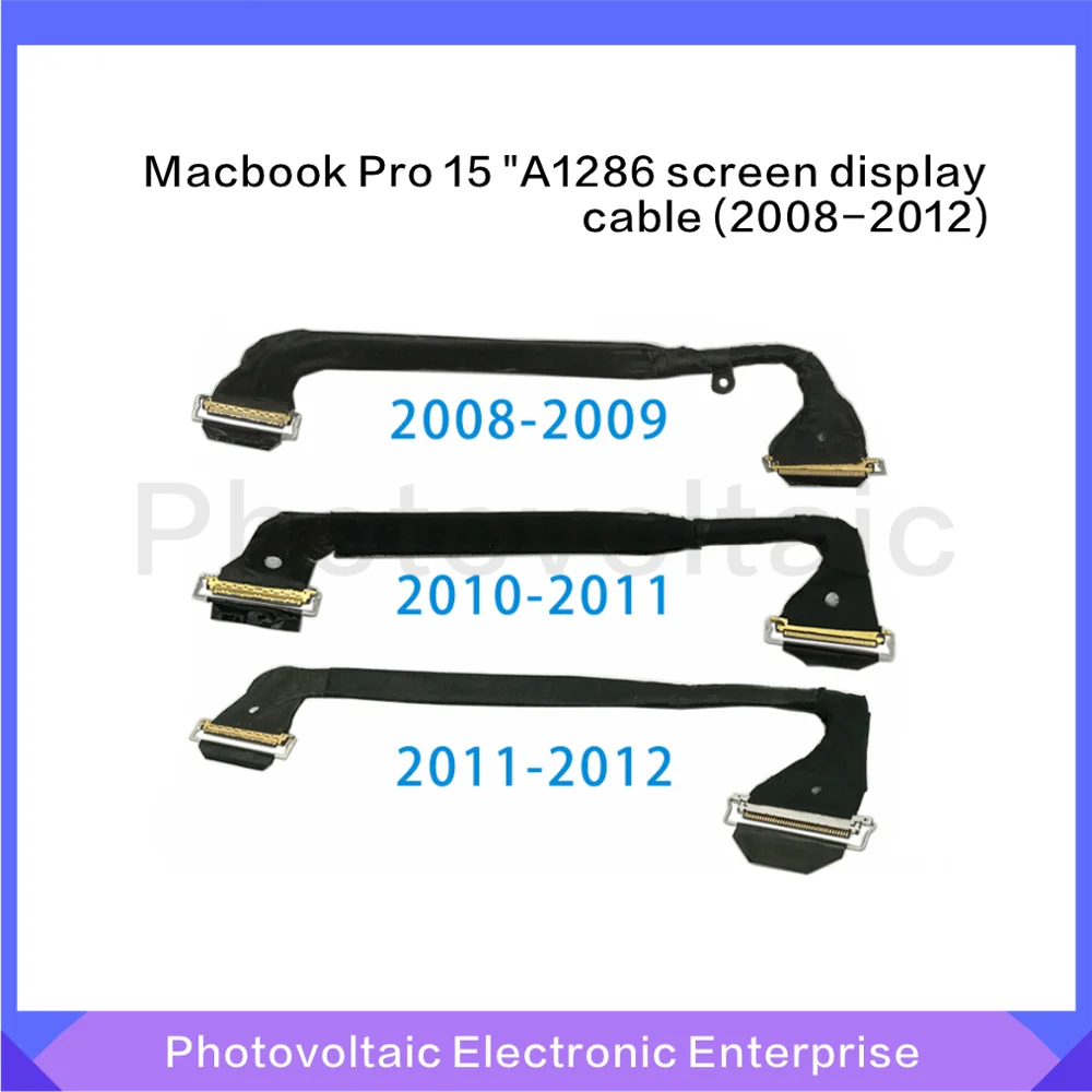 Оригинальный ЖК LED LVDS экран дисплей кабель для Macbook Pro 15 &quotA1286 2008 2009 2010 2011 2012 год |