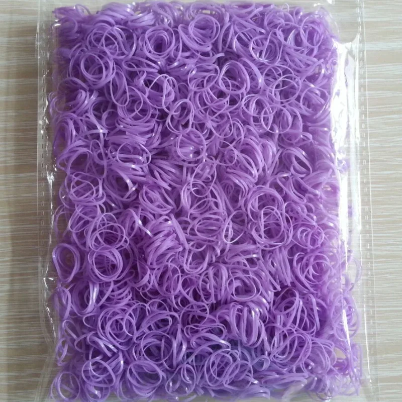 About 3000pcs/pack Candy Color Disposable Mini Elastic Rubber Bands for Girl Silicone Gum Kid Children Hair Accessories scrunchy - Цвет: color 11