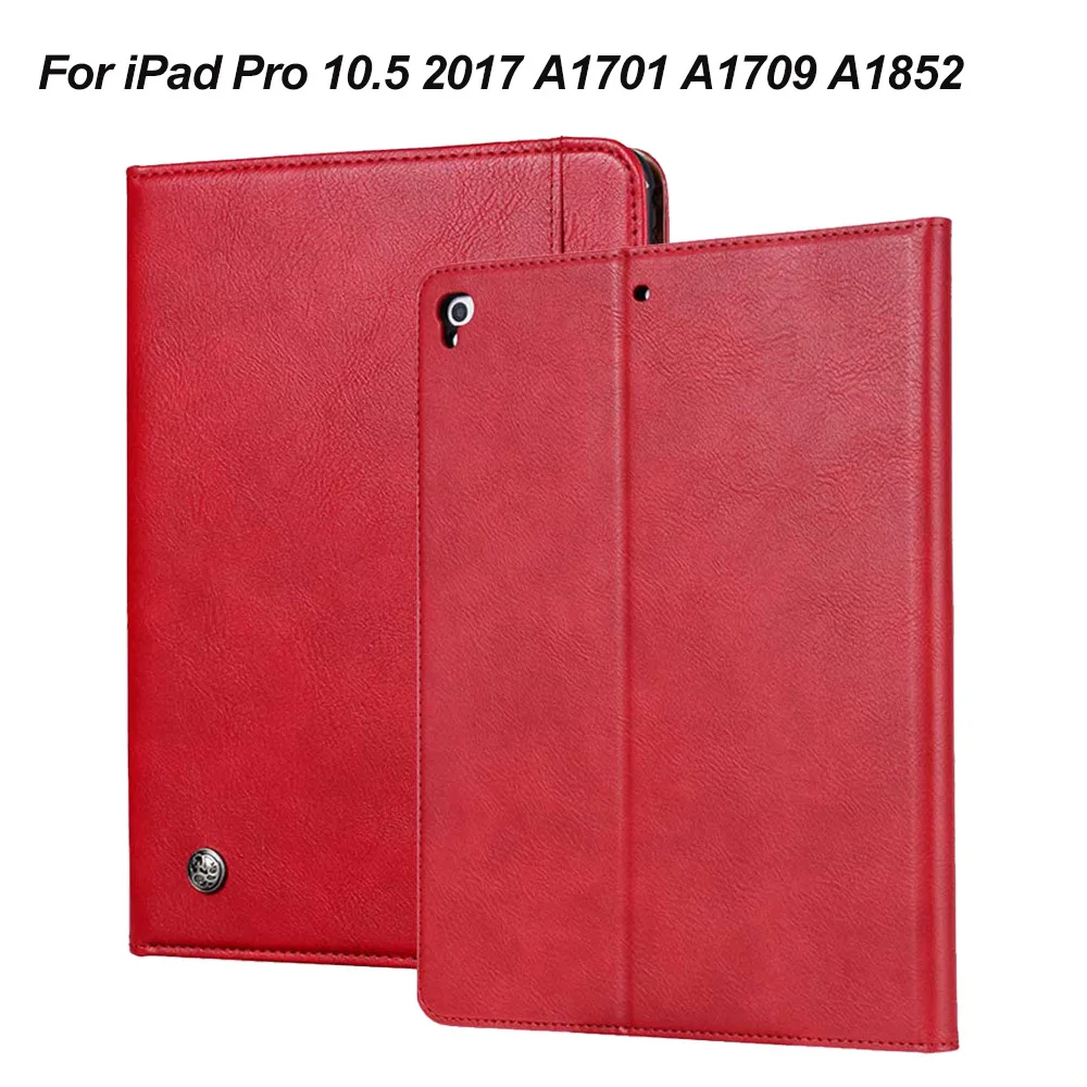 Red pro 10.5 Чехол из искусственной кожи для iPad Air 3 Gen iPad 10," чехол для планшета для iPad mini с отделением для карт, чехол, умный чехол для iPad Pro 10,5 - Цвет: Red pro 10.5