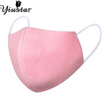 

Yiustar Korean Fashion Cotton Anti Haze Mouth Mask Washable Reusable breathable Warm Mask Black Mask for Women Man Fast Deliver