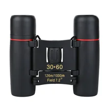 30x60 складные бинокли с низким освещением ночного видения зум телескоп для наружного наблюдения за птицами путешествия Охота Кемпинг 1000 м