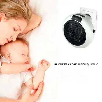 

Mini Portable Electric Heater Desktop Heating Warm For Home Bathroom Air Radiator Office Warmer Fan Heater J3B2