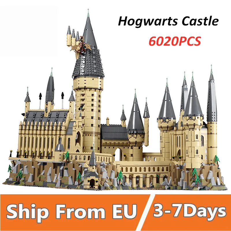 

11025 6020PCS Harry Magic House Movies set Building Blocks Compatible legoings 71043 16060 Hogwart castle Bricks Toys Christmas