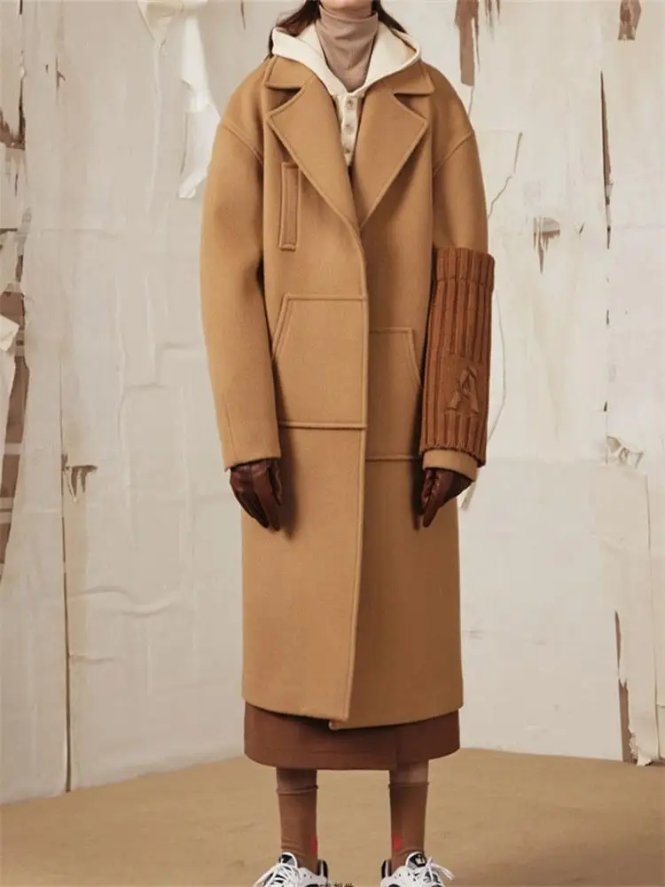 cocoon camel coat