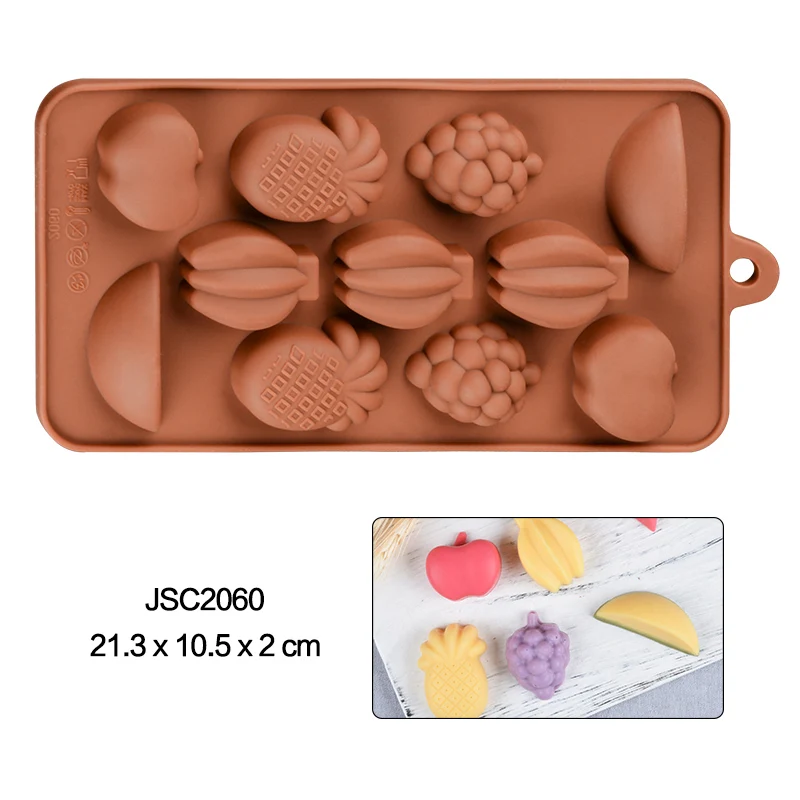 Силиконовая форма для шоколада 22 формы для шоколада и выпечки антипригарная форма для торта желе и конфеты 3D декоративная форма DIY Горячая - Цвет: JSC2060