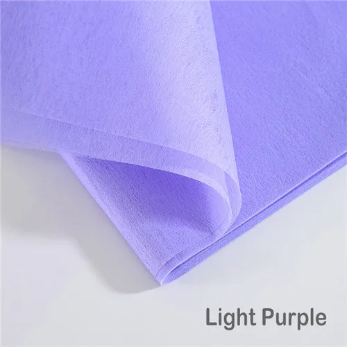 Light purple 38 листов хлопчатобумажной папиросной бумаги оберточная бумага букет оберточный материал бумага Цветок Рождественский подарок Свадебная Упаковка украшения бумага - Цвет: Light purple