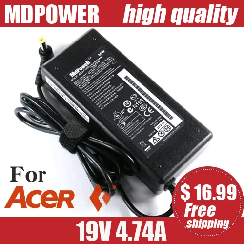 

For ACER Aspire 7735G 7735Z 7736Z 7738G 7739G 7740G 7741 7745G 7745Z 7750G 8372G laptop power supply AC adapter charger 19V4.74A