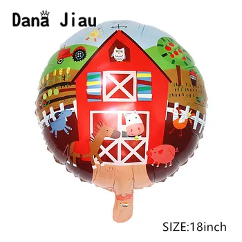 

Wed decor cute animal theme balloon baby happy birthday party foil ball pink rabbit pig monkey back to school