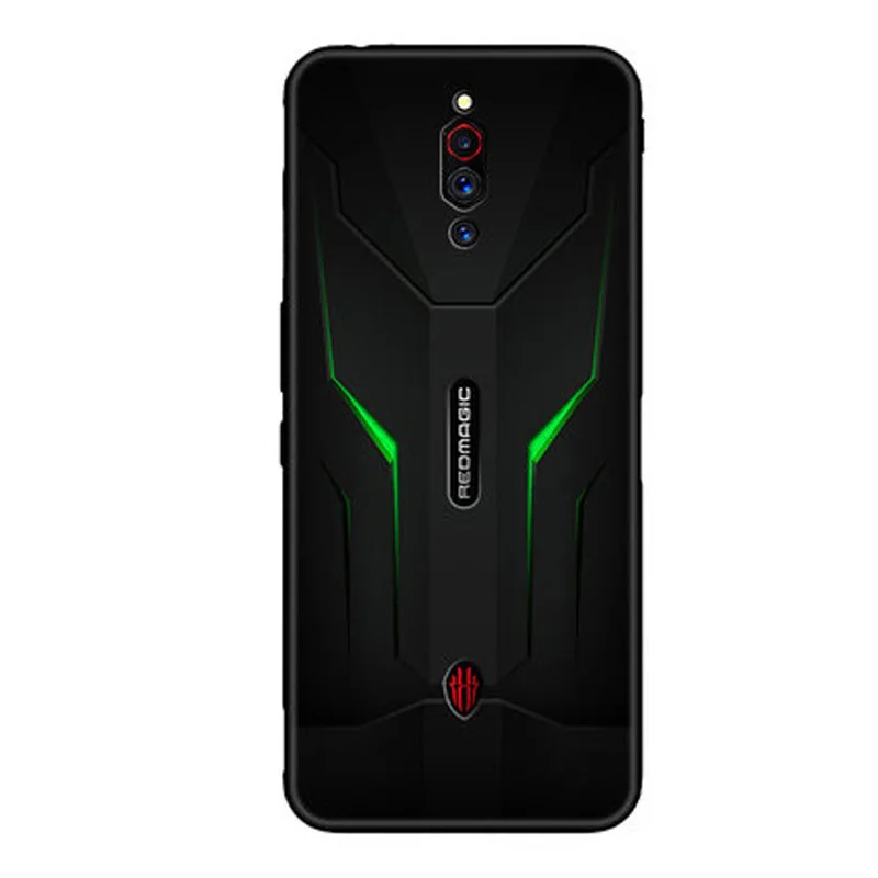 For ZTE nubia Red Magic 5G Case Black Bumper Coque Painted