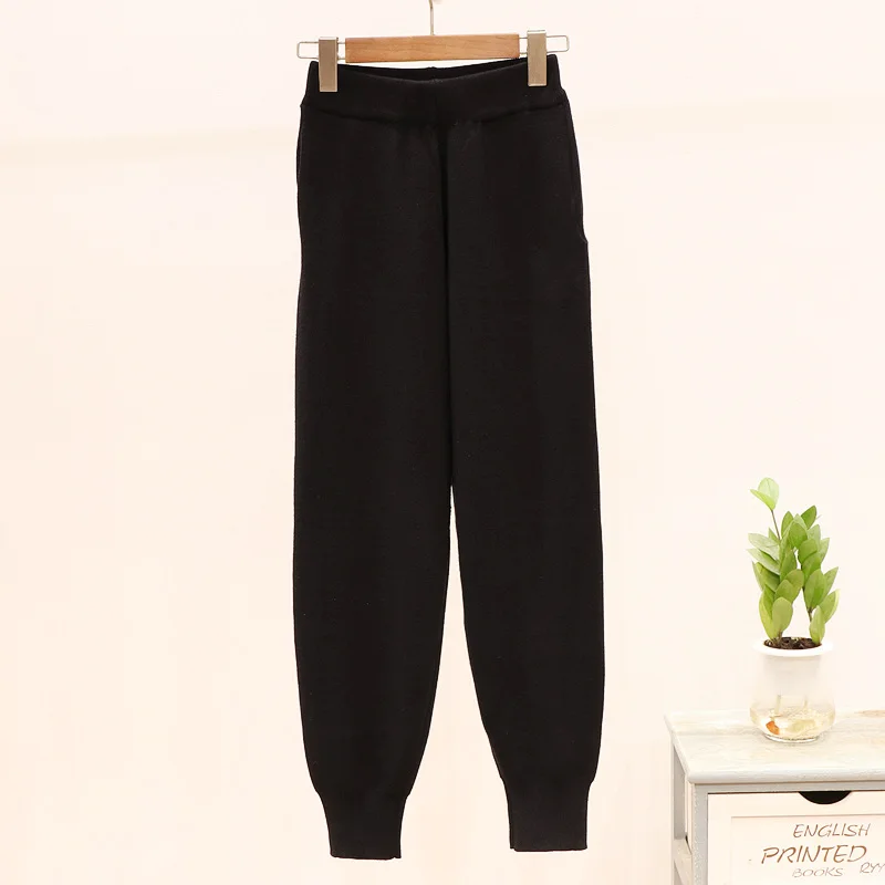 Модный новый вязаный женский свитер 2020 осенний с вышитыми цветами и длинными