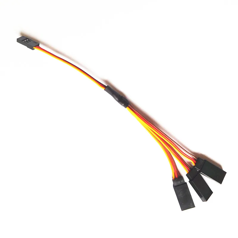 WMYCONGCONG 30 PCS Servo Splitter Cable Y Servo Extension Cable Lead Wire Cable and Servo Extension Lead Wire Cable Male to Female 3 Pin for Futaba JR Servo Extension Connection 