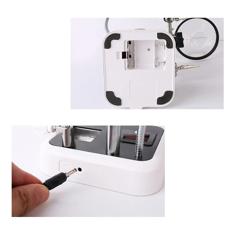 3.5X 5X 8X USB 6 шт. светодиодный настольный светильник светодиодный с подсветкой настольная сварочная Лупа увеличительное стекло сотовый телефон монтажная плата ремонт