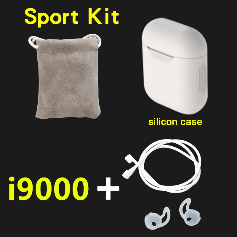 i9000 kits white I9000 tws/i9000 x tws беспроводные Bluetooth гарнитуры супер бас для iPhone Android tws i9000x PK i10 i12 i200 i500 i9000 tws - Цвет: i9000 kits white