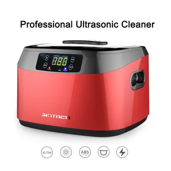 

1.2L Ultrasonic Cleaner Household Professional Digital Timer Polishing Machine 110V 220V Jewelry Waterproof Watch Cleaning Tool