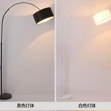 Напольная Лампа для гостиной, современная простая прикроватная тумбочка для спальни, для исследования в скандинавском стиле, креативная комнатная Напольная Лампа, льняной абажур