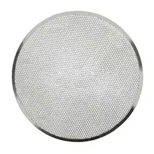 Стильный Профессиональный круглый духовой коврик для выпечки пиццы гриль антипригарная сетка(12 дюймов