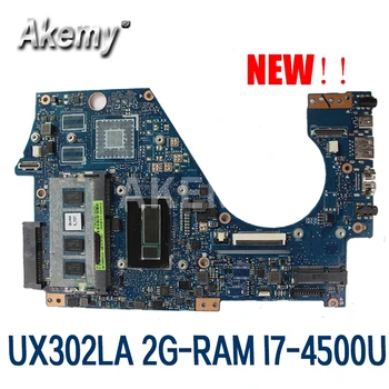 

Akmey UX302LA Motherboard I7-4500U 2GB-RAM mainboard For Asus UX302LA UX302LG UX302LNB UX302 Laptop motherboard 100% Tested