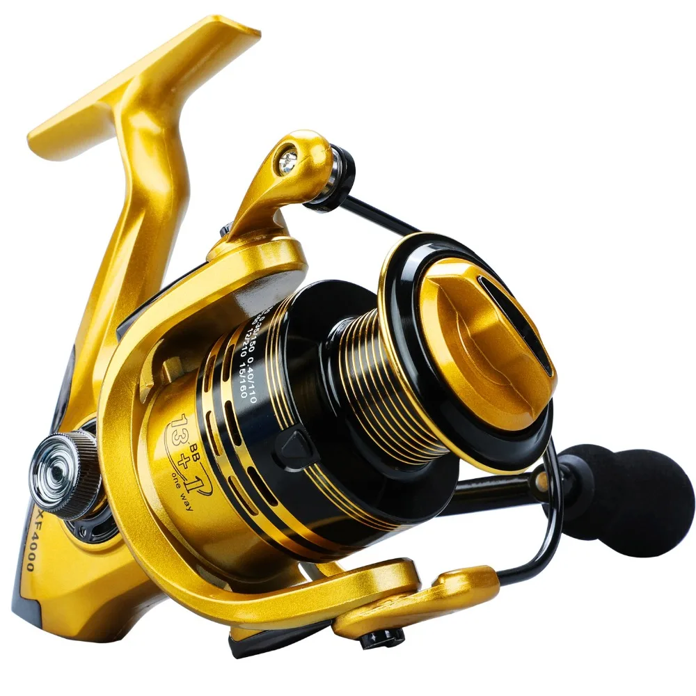 Carretel de Pesca Molinetes de Pesca para Água Salgada de Água 13 + 1bb Sougayilang Doce Pesca Enfrentar Xf2000-5000 6 Sougayilang 13 + 1bb carretel de pesca