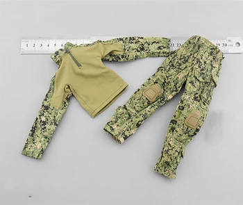 

1/6 Scale NAVY SEAL Green Camouflage Coat and Pants Models for 12''Figures Bodies Accessories DIY