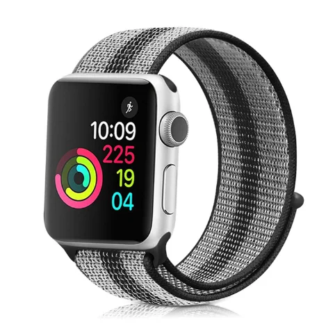 53TWH Ремешок для наручных часов Apple Watch 4 5/3/2/1 38 мм 42 мм 62 NewColors нейлон мягкий дышащий сменный ремешок петли для наручных часов iwatch серии 4 40 мм 44 мм - Цвет ремешка: 53TWH