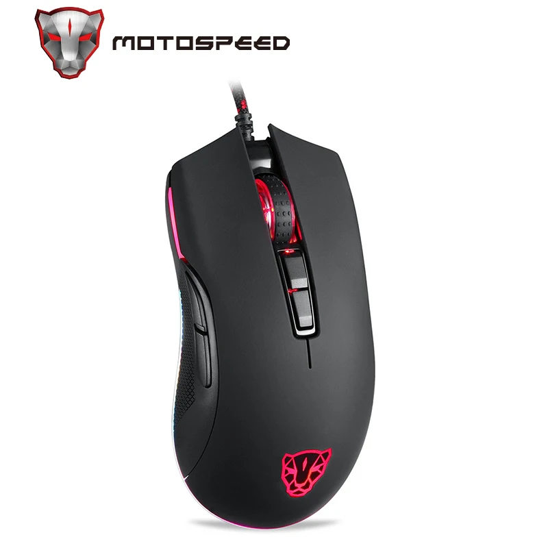 Motospeed V70 Проводная игровая мышь USB RGB с подсветкой | Компьютеры и офис