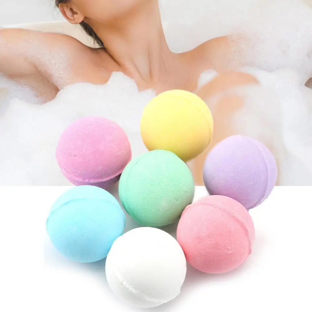 Natural Bubble Bath Ball Exfoliation Tender Skin Safe Ingredient Deep