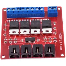 Четырехканальный 4 Route MOSFET Кнопка IRF540 V4.0+ MOSFET модуль переключателя для