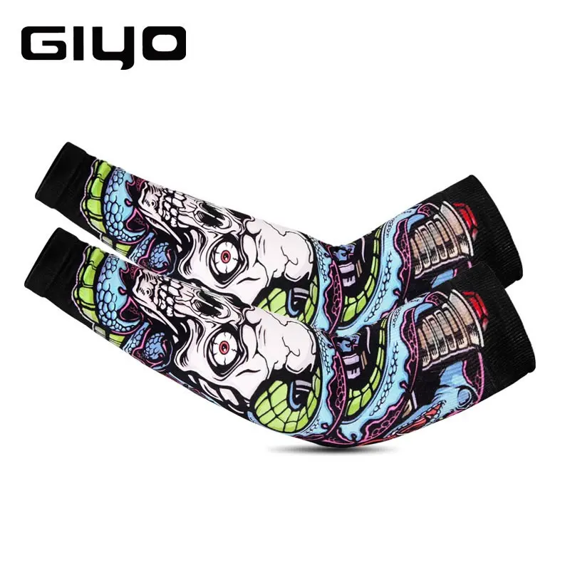 Дышащие быстросохнущие велосипедные нарукавники Giyo рукава с УФ защитой для