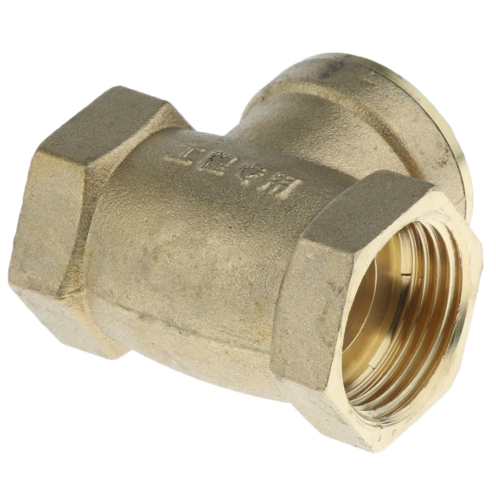 1-inch Internal Thread DN25 Brass Shut-off Valve One-way Check Valve