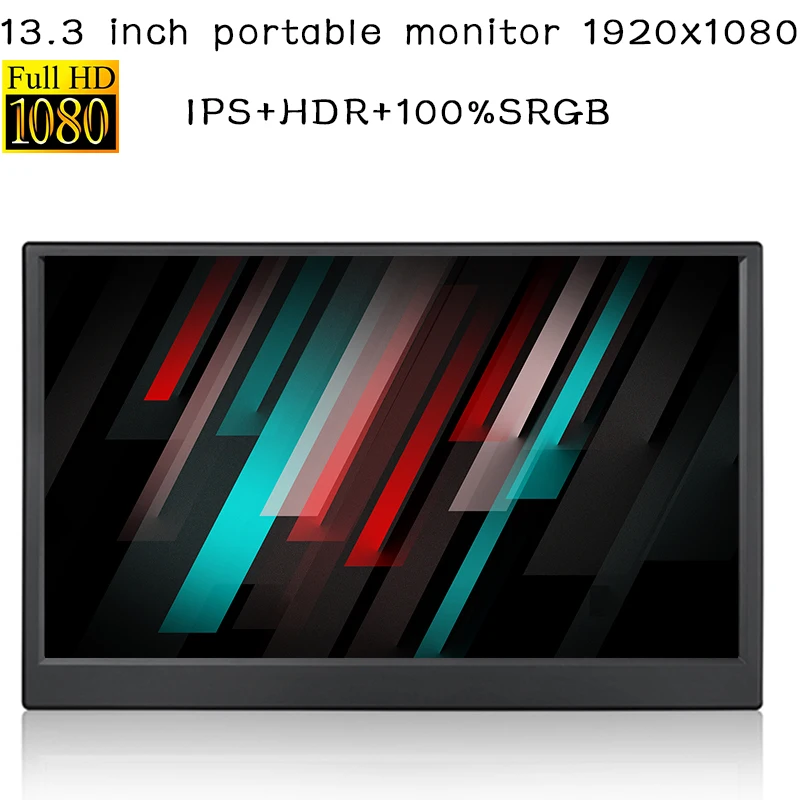Портативный монитор для PS4/PS5/Switch/ PC/IPS 13 3 дюйма UHD1920x1080 удлинитель ноутбука 15 6 |