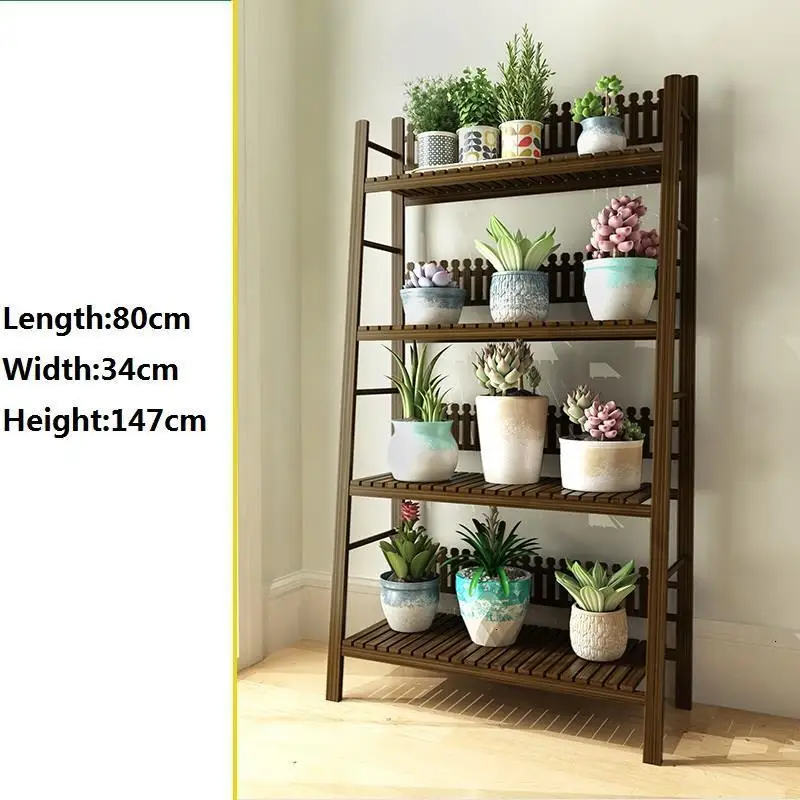 Porta Piante Estanteria Plantenrekken Estante Para Plantas деревянные полки для балконной стойки напольная