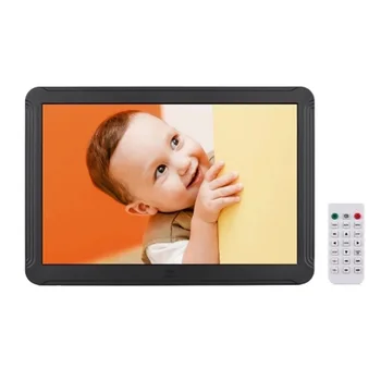 

8 inch LED Digital Photo Frame Desktop Electronic Album 1280x800 HD 16:9 Display Supports Music/Video/Photo Player/Alarm Clock/C