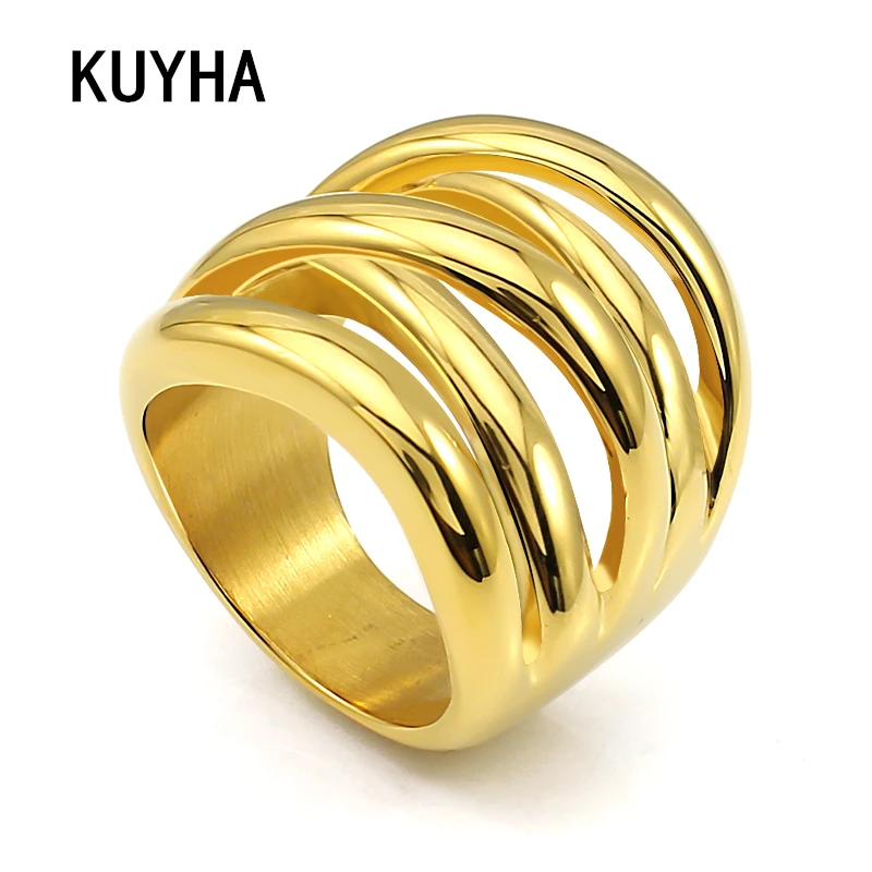 Les Bijoux Новый Best продажи кольцо Мода 2016 года 316L Нержавеющая сталь серебро плотная