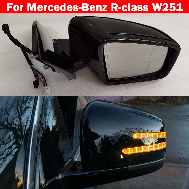 

For Mercedes-Benz R-class W251 R280 R300 R320 R350 R500 R63 Car Outside Rearview Mirror Rear View Side Turn Signal Assembly